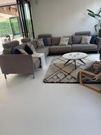 Hoekzetel 3m15 op 3m15 -  steelgrey met chroompoten, Ophalen, Overige maten, 300 cm of meer, 75 tot 100 cm