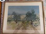AQUAREL Dujardin R M „SPARTI”, Antiek en Kunst, Ophalen