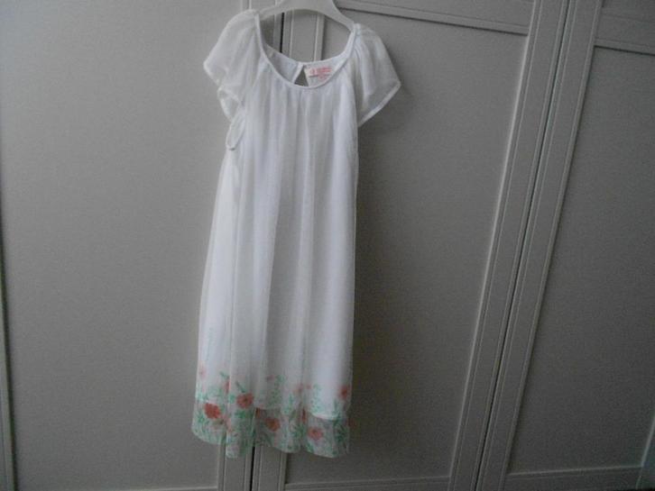 kleedje in voile mt 134, Kinderen en Baby's, Kinderkleding | Maat 134, Gebruikt, Meisje, Jurk of Rok, Ophalen of Verzenden