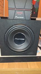 Pioneer versterker plus baskast als nieuw, Auto diversen, Autospeakers, Ophalen, Zo goed als nieuw