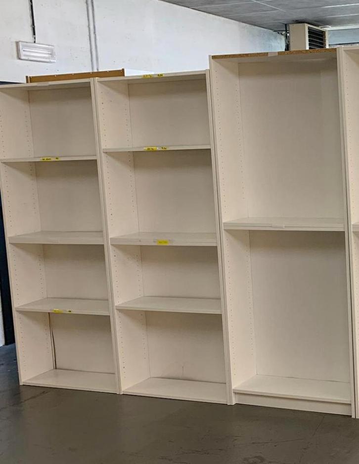 Etagère d'occasion blanche IKEA Billy, Huis en Inrichting, Kasten | Stellingkasten, Gebruikt, Ophalen