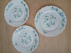Set van 3 Arcopal dessertborden, Antiek en Kunst, Antiek | Servies compleet, Ophalen of Verzenden