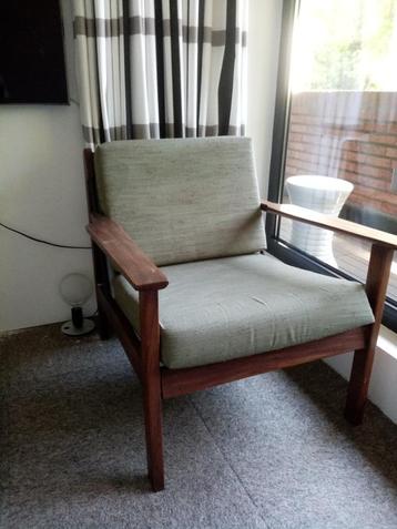 Teak houten 3 + 1 + 1 Scandinavisch design - Vintage 1960 beschikbaar voor biedingen