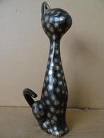 Statue de chat Inde statue de chat vintage en metal 22cm, Collections, Enlèvement ou Envoi, Utilisé, Animal