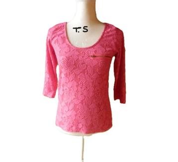 (98) -blouse femme t.36 rose - cache-cache - beschikbaar voor biedingen