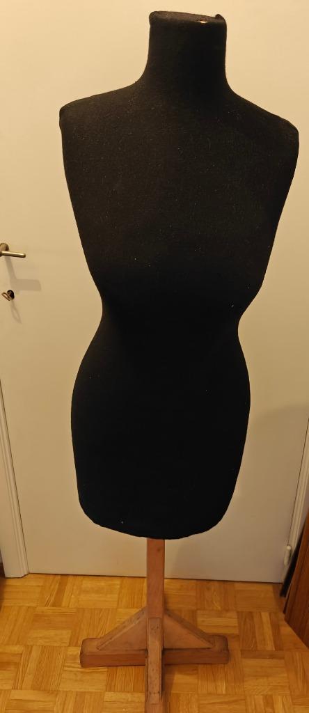 vintage paspop op houten voet, Antiek en Kunst, Curiosa en Brocante, Ophalen