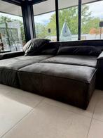 Hoekbank met bijhorende poef, Huis en Inrichting, Zetels | Complete zithoeken, Ophalen, Zo goed als nieuw