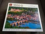 King puzzel 1000 stuks - Uitzicht over Heidelberg, Ophalen of Verzenden, 500 t/m 1500 stukjes, Gebruikt, Legpuzzel