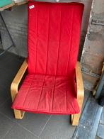 Ikea wipstoel / schommelstoel, Huis en Inrichting, Fauteuils, Ophalen, Gebruikt, Hout