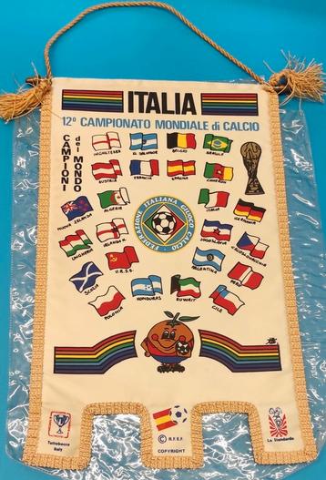 WK voetbal Spanje 1982 vintage vlag in perfecte staat 