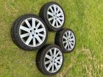 Peugeot 207 17” pitlane velgen met banden, Auto-onderdelen, Banden en Velgen, Ophalen, Banden en Velgen, 17 inch, 205 mm