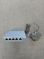 tp link 5 port swich en adapter, Computers en Software, Netwerk switches, Ophalen