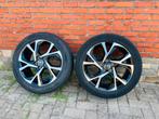 2 velgen met sensor + Michelin banden (Toyota), Auto-onderdelen, Ophalen, 18 inch, Banden en Velgen, Personenwagen