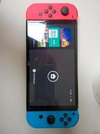 Nintendo switch met games en accessoires., Switch 2019 Upgrade, Met 2 controllers, Ophalen of Verzenden, Zo goed als nieuw