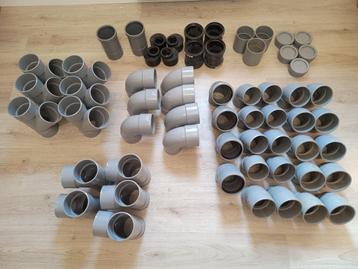 PVC/PP Hulpstukken Ø90MM -  60 Stuks - NIEUW beschikbaar voor biedingen