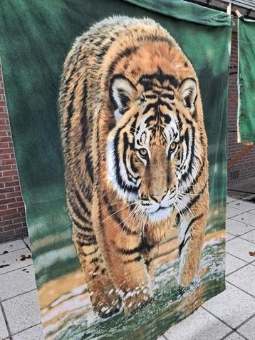 Dekbedovertrek en kussensloop tijger. beschikbaar voor biedingen