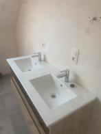 Wastafel + kranen, Ophalen, 100 tot 150 cm, Nieuw, Wasbak of Wastafel