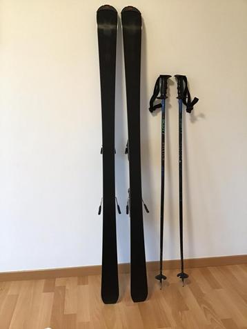 skis alpin  Head C 210 et bâtons, Comme neuf, Enlèvement, Ski, Head