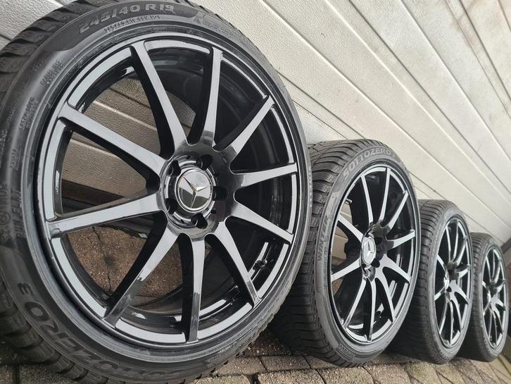 19 inch zwarte AMG Mercedes Vito V klasse w447 velgen banden, Auto-onderdelen, Banden en Velgen, Banden en Velgen, 19 inch, 245 mm