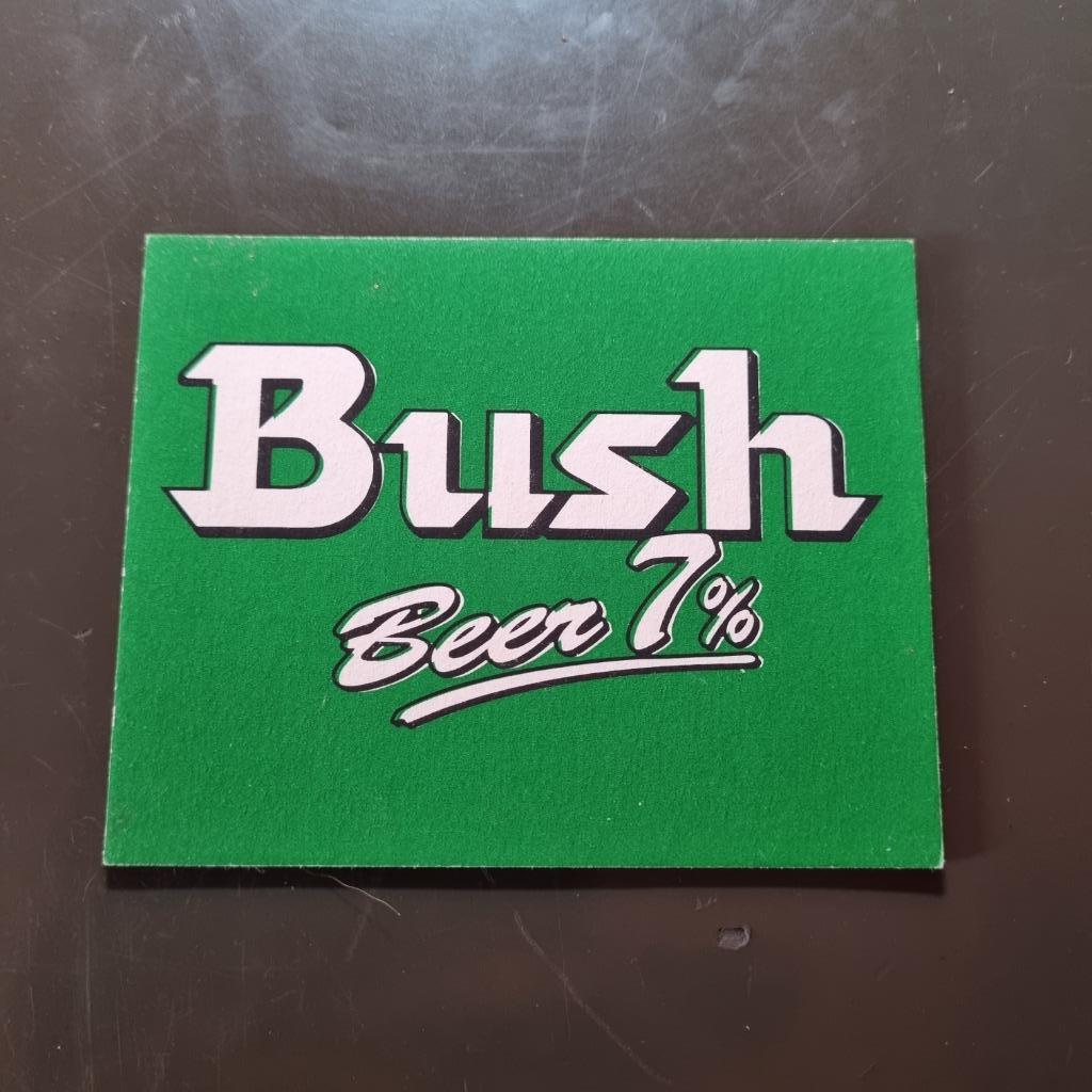 Sous Bock Bush Beer 7%, Collections, Enlèvement ou Envoi, Utilisé, Sous-bock, Autres marques