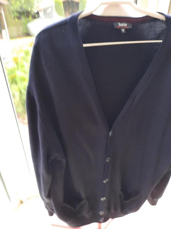 Mooi herenvest HAJO - 56, Kleding | Heren, Truien en Vesten, Zo goed als nieuw, Maat 56/58 (XL), Blauw, Ophalen of Verzenden