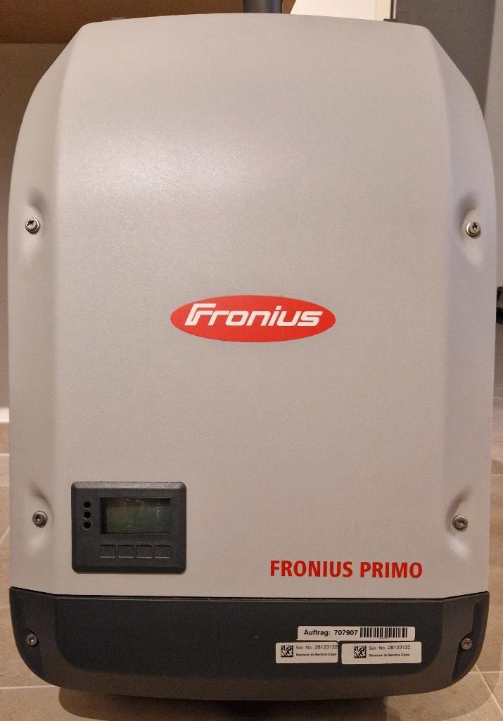 Fronius Primo 3.6-1 – 3,6 kVA / 3,3 kW – 1-fase - omvormer, Doe-het-zelf en Bouw, Zonnepanelen en Toebehoren, Gebruikt, Overige typen