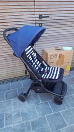 Mountain Buggy Nano - nautical blue + hoes - zéér compact, Ophalen, Gebruikt, Overige merken, Verstelbare rugleuning