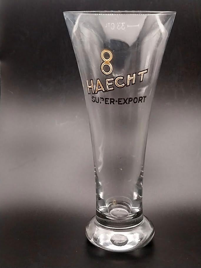 8 HAACHT, geëmailleerde fluit, Verzamelen, Biermerken, Ophalen of Verzenden