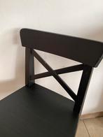 Hoge stoel barstoel zwart, Huis en Inrichting, Stoelen, Ophalen, Zo goed als nieuw, Zwart