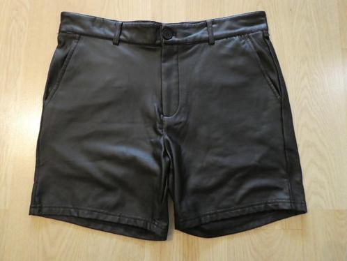 Zwarte Faux Leather Unisex Short, Kleding | Heren, Ondergoed, Boxer, Zwart, Ophalen of Verzenden