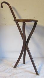 oude Thonet wandelstok met stoeltje, Verzenden