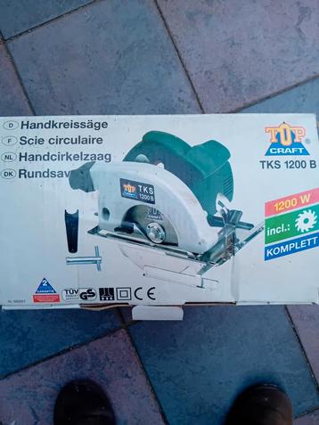 TOP Craft cirkelzaag, Doe-het-zelf en Bouw, Gereedschap | Zaagmachines, Ophalen, Nieuw, Cirkelzaag