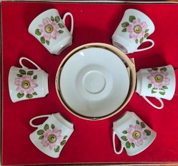 Retro Bavaria koffieservies 1974 - ongebruikt beschikbaar voor biedingen