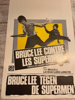 Vintage filmposter van Bruce Lee tegen de Supermen, Verzamelen, Zo goed als nieuw