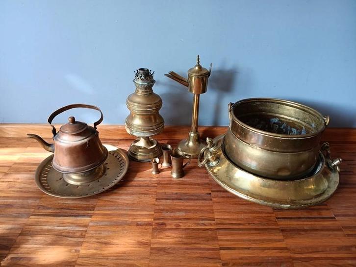 Lot koper, Antiek en Kunst, Antiek | Brons en Koper, Koper, Ophalen of Verzenden