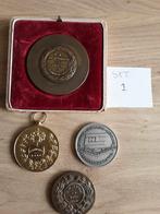 Lotje penningen/medailles, set 1, Timbres & Monnaies, Pièces & Médailles, Enlèvement ou Envoi