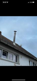 Inox schouw en dakdoorvoer, Doe-het-zelf en Bouw, Ophalen of Verzenden, Zo goed als nieuw, Inox