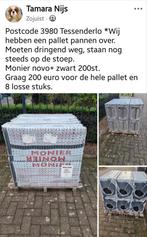 Nieuwe dakpannen zwart Monier, Doe-het-zelf en Bouw, Metselstenen, Ophalen, Nieuw