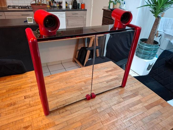 70's badkamer spiegelkastje, Maison & Meubles, Salle de bain | Meubles de Salle de bain, Utilisé, Armoire à miroir, Moins de 100 cm