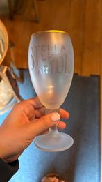 4 Vintage Stella Artois glazen, Ophalen, Nieuw, Bierglas