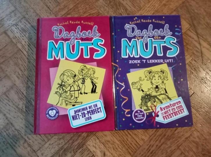 De eerste twee delen van Dagboek van een Muts, Boeken, Kinderboeken | Jeugd | onder 10 jaar, Gelezen, Ophalen of Verzenden