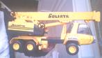 Jouet ancien camion grue en tôle, Enlèvement