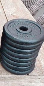Halterschijven 8x2,5kg, Sport en Fitness, Ophalen, Zo goed als nieuw, Halterschijven