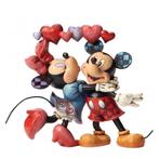 Disney Mickey & Minnie Love is in the Air uit 2015 Jim Shore, Verzamelen, Ophalen of Verzenden, Mickey Mouse, Zo goed als nieuw