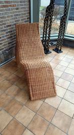 Rieten ligzetel te koop, Enlèvement, Comme neuf, Autres matériaux
