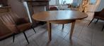 Eiken ronde/ovaal tafel, Cinq personnes ou plus, Rond, Comme neuf, 100 à 150 cm