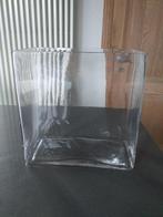 Vaas 20 cm, Wit, Nieuw, Ophalen of Verzenden, Glas