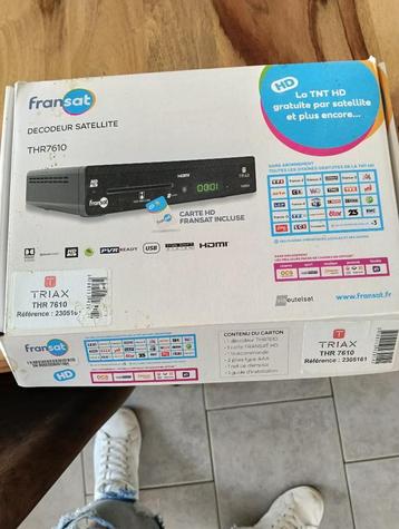 Décodeur satellite fransat HD triax, Enlèvement ou Envoi, Comme neuf, Décodeur