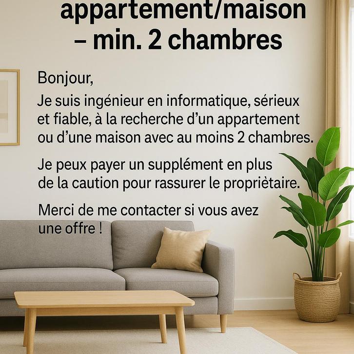 Huis, appartement te huur, Immo, Op zoek naar een huis