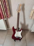 Fender Squier Strat - elektrische gitaar + zak, Ophalen, Fender